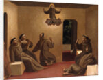 Apparition of Saint Francis at Arles (Scenes from the life of Saint Francis of Assisi), ca 1429 by Fra Giovanni da Fiesole Angelico