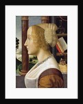 Profile Portrait of a Young Woman by Davide Ghirlandaio