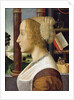 Profile Portrait of a Young Woman by Davide Ghirlandaio