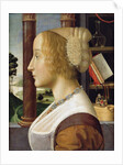 Profile Portrait of a Young Woman by Davide Ghirlandaio
