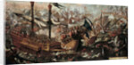 The Battle of Lepanto, 17th century by Anonymous