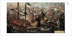 The Battle of Lepanto, 17th century by Anonymous