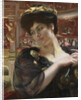 La Comédie-Française. Portrait of the actress Gabrielle Réjane by Paul-Albert Besnard