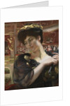 La Comédie-Française. Portrait of the actress Gabrielle Réjane by Paul-Albert Besnard