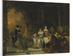 John Dryden Reading one of His Poems Before the Court, 1869 by Adrien Ferdinand de Braekeleer
