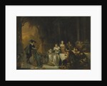 John Dryden Reading one of His Poems Before the Court, 1869 by Adrien Ferdinand de Braekeleer