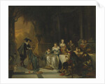 John Dryden Reading one of His Poems Before the Court, 1869 by Adrien Ferdinand de Braekeleer