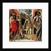 Resurrected Christ with Mary Magdalen and Saints John the Baptist and Jerome, c. 1492 by Bartolomeo Montagna