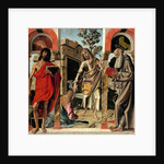 Resurrected Christ with Mary Magdalen and Saints John the Baptist and Jerome, c. 1492 by Bartolomeo Montagna