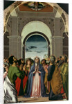 The Descent of the Holy Spirit. Central Panel of Polyptich of the Pentecost, ca 1475 by Alvise Vivarini