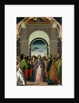 The Descent of the Holy Spirit. Central Panel of Polyptich of the Pentecost, ca 1475 by Alvise Vivarini