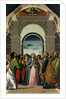 The Descent of the Holy Spirit. Central Panel of Polyptich of the Pentecost, ca 1475 by Alvise Vivarini