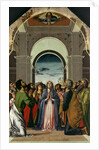The Descent of the Holy Spirit. Central Panel of Polyptich of the Pentecost, ca 1475 by Alvise Vivarini