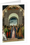 The Descent of the Holy Spirit. Central Panel of Polyptich of the Pentecost, ca 1475 by Alvise Vivarini