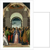 The Descent of the Holy Spirit. Central Panel of Polyptich of the Pentecost, ca 1475 by Alvise Vivarini