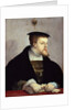 Portrait of the Emperor Charles V, ca 1532 by Christoph Amberger