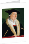 Portrait of the cosmographer Sebastian Münster, c. 1550 by Christoph Amberger