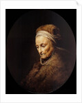 Portrait of Rembrandts Mother by Gerard Dou