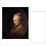 Portrait of Rembrandts Mother by Gerard Dou