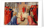 Saint Zenobius raises a boy from the dead, 1462 by Benozzo Gozzoli