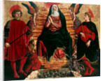 Assumption of the Virgin with Saints Julian and Minias, 1449-1450 by Andrea del Castagno