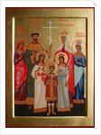 The killed Family of the Tsar Nicholas II, 2004-2007 by Russian icon