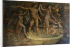 Fresco detail from the Chamber of Amor and Psyche, 1526-1534 by Giulio Romano