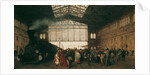 Arrival of a Train at Vienna Northwest Station, 1875 by Karl Karger
