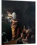 Judith and her maid Abra with the Head of Holofernes, c. 1647-1648 by Artemisia Gentileschi