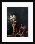 Judith and her maid Abra with the Head of Holofernes, c. 1647-1648 by Artemisia Gentileschi