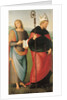 Saints John the Evangelist and Augustine, 1502-1512 by Perugino