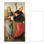 Saints John the Evangelist and Augustine, 1502-1512 by Perugino