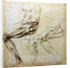 Studies of legs, 1524-1525 by Michelangelo Buonarroti