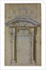 Study for Porta Pia in Rome, ca 1561 by Michelangelo Buonarroti