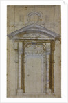 Study for Porta Pia in Rome, ca 1561 by Michelangelo Buonarroti