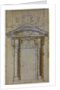 Study for Porta Pia in Rome, ca 1561 by Michelangelo Buonarroti