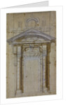 Study for Porta Pia in Rome, ca 1561 by Michelangelo Buonarroti