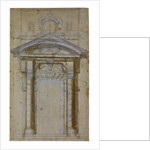 Study for Porta Pia in Rome, ca 1561 by Michelangelo Buonarroti