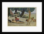 Boys on the beach, c. 1895 by Ludwig von Hofmann