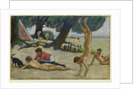 Boys on the beach, c. 1895 by Ludwig von Hofmann