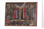 Matthew and the representatives of the twelve tribes of Israel (Gospels, formerly Dresden Ms. A 94), by Anonymous
