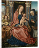 Triptych of the Holy Family with Music Making Angels. Central panel, ca 1510-1520 by Master of Frankfurt