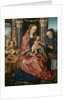 Triptych of the Holy Family with Music Making Angels. Central panel, ca 1510-1520 by Master of Frankfurt