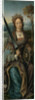 Triptych of the Holy Family with Music Making Angels. Left panel: Saint Catherine, ca 1510-1520 by Master of Frankfurt