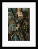 Triptych of the Holy Family with Music Making Angels. Left panel: Saint Catherine, ca 1510-1520 by Master of Frankfurt