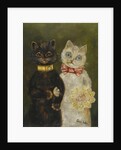 The Bride and Groom by Louis Wain