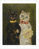 The Bride and Groom by Louis Wain