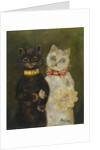 The Bride and Groom by Louis Wain