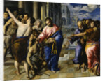 Jesus healing the blind man, c. 1573 by Dominico El Greco