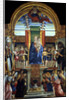 The Virgin and Child Enthroned with God the Father and Saints Hilarius and John the Baptist, 1499 by Cristoforo Caselli